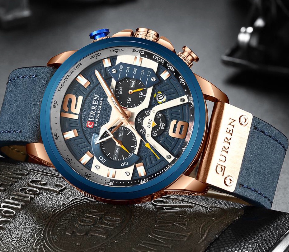 Heren horloge | Wise Man Camo Zwart | VNDX Amsterdam