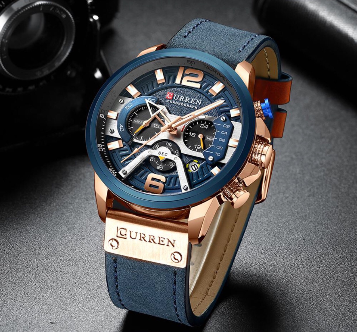 Heren Horloge 19083 Voordelige Sieraden En Horloges Online Bestellen curren-8301-curren-watch-bangladesh